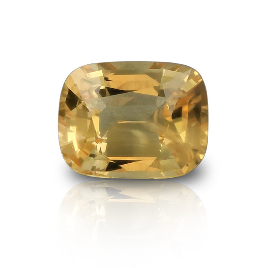 Natural Unheated Yellow Sapphire 5.29 Carats With GIA Report