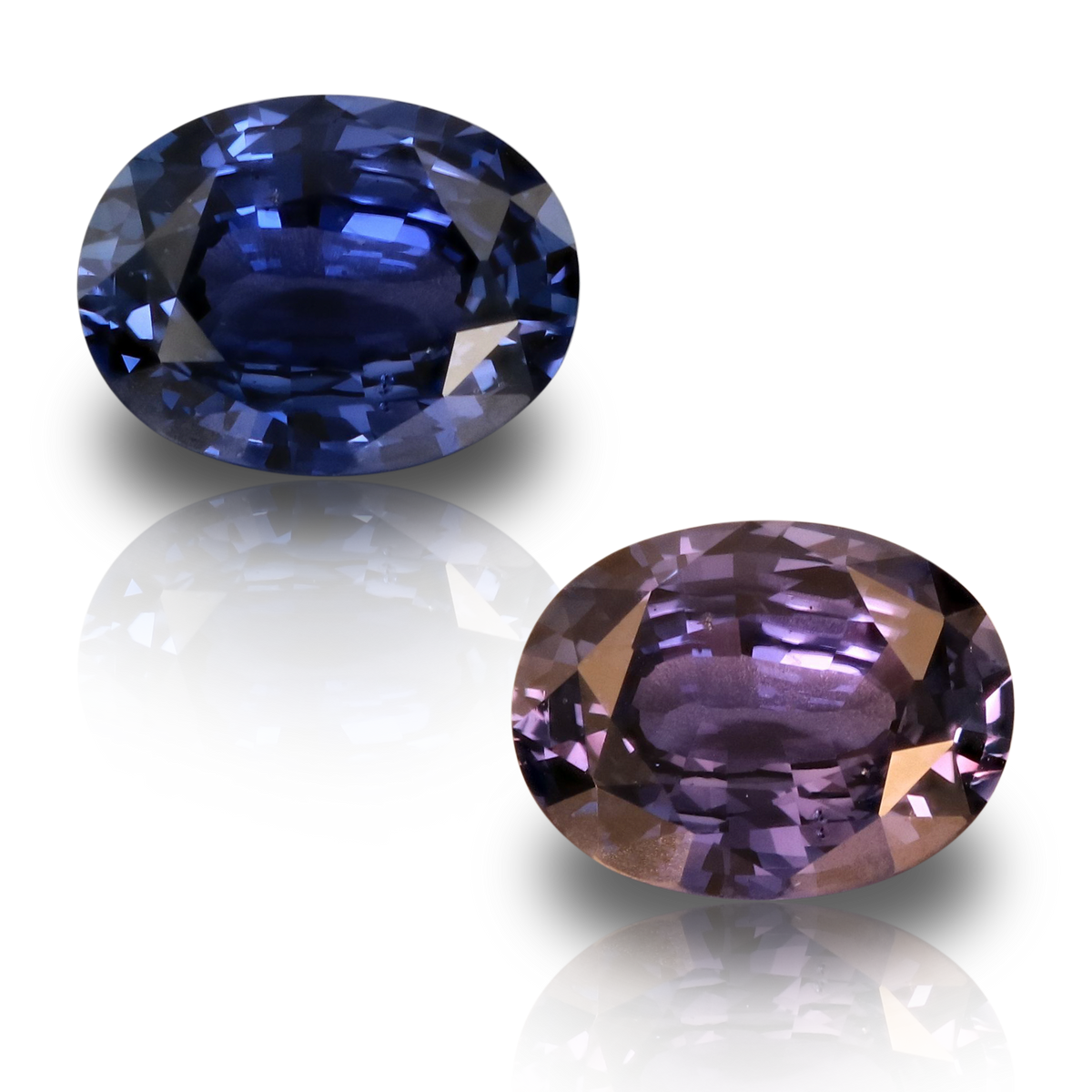 Natural Unheated Color Change Sapphire 6.11 Carats With GIA Report Heritage Gems Jewels