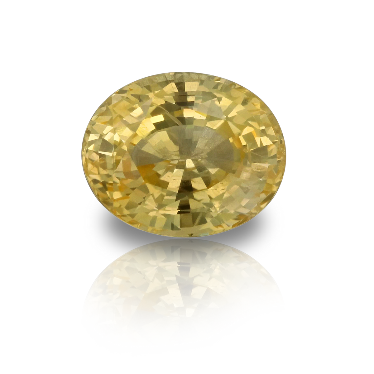 2 Genuine Unheated Canary Yellow Sapphire Faceted India