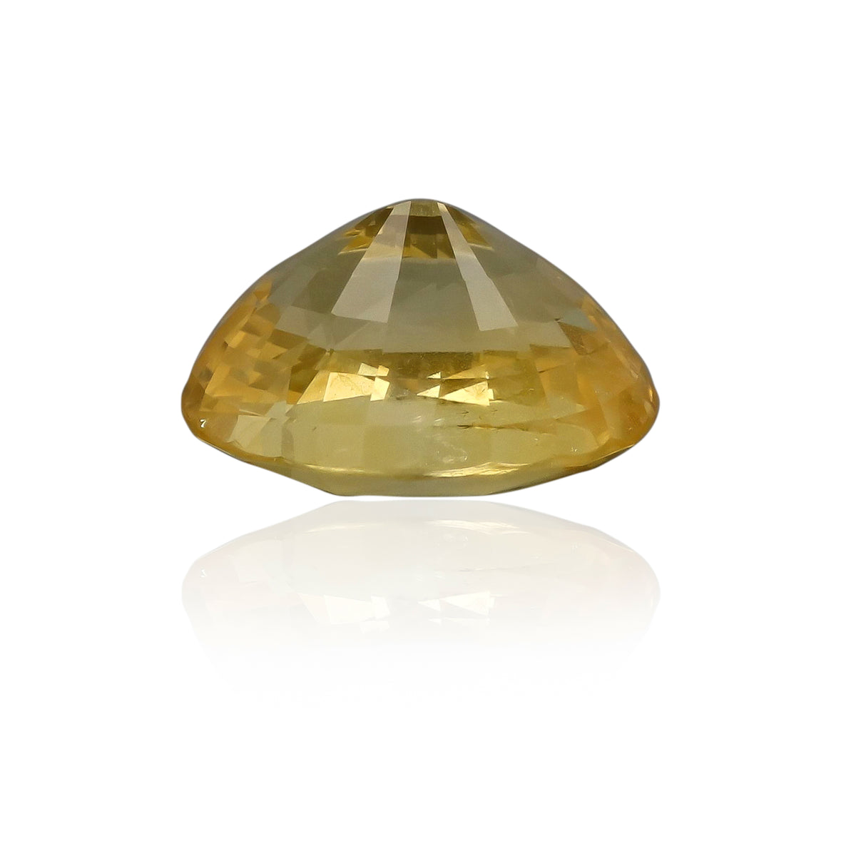 2 Genuine Unheated Canary Yellow Sapphire Faceted India