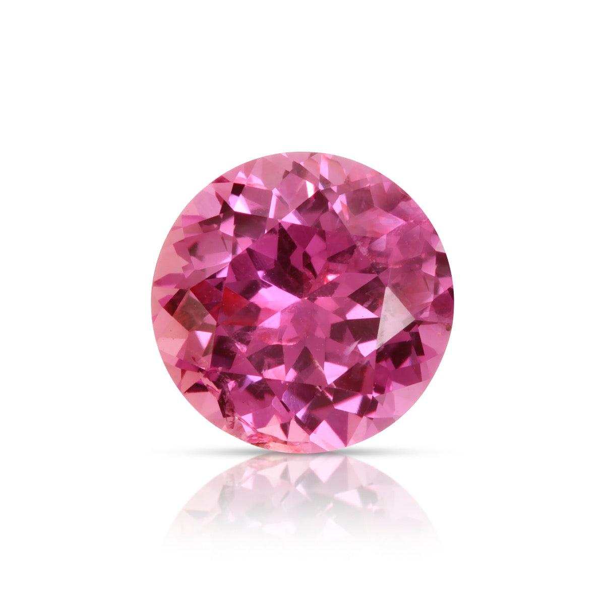 Natural Heated Pink Sapphire Purplish Pink Color Round Shape 1.74 Cara –  Heritage Gems+Jewels