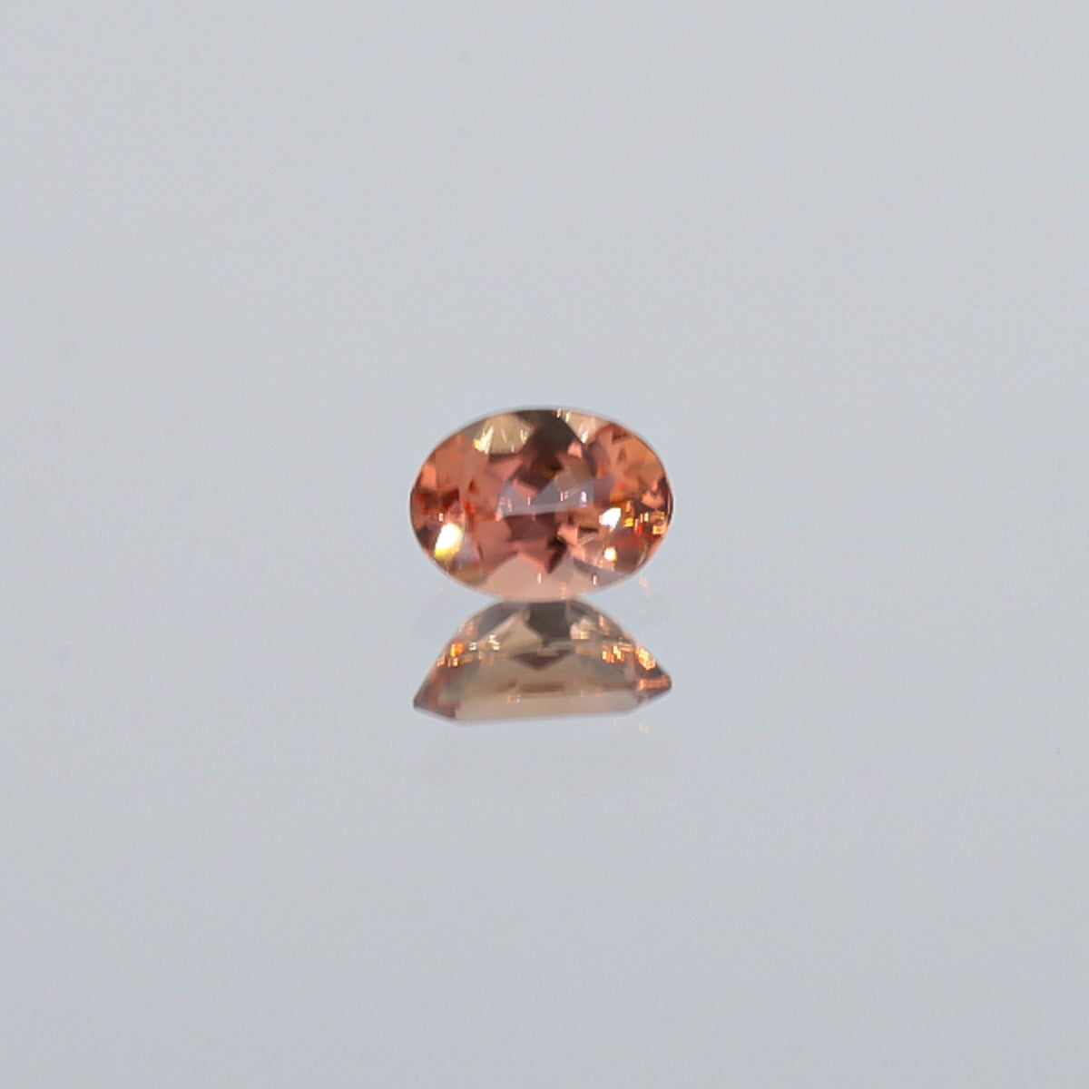 Pierre Topaze Impériale 1,25 Carat - Coupe Ovale - Couleur Jaune/orange/saumon - Neuf Sans Emballage