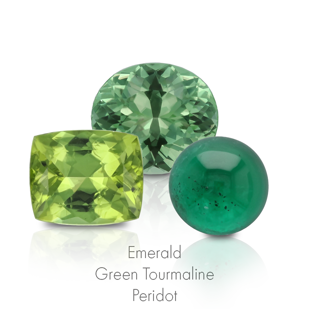 Mercury Gems, Gemstones for astrology, Emerald, Tourmaline