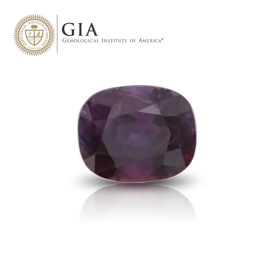Natural Unheated Red-Purple Sapphire 3.60 Carats With GIA Report