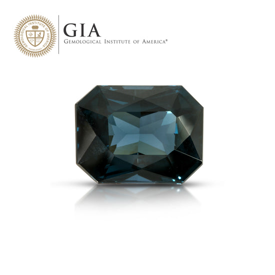 Natural Blue Spinel Greenish Blue Color Octagonal Shape 10.94ct With GIA Report Unheated