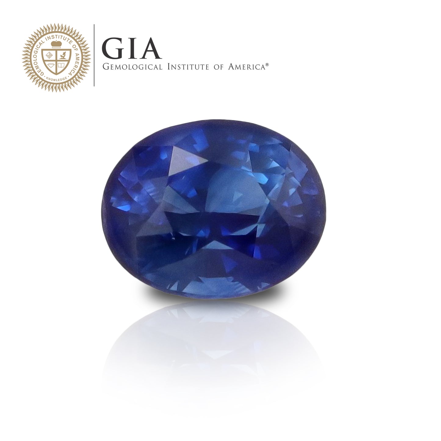 Natural Blue Sapphire 2.50 Carats With GIA Report