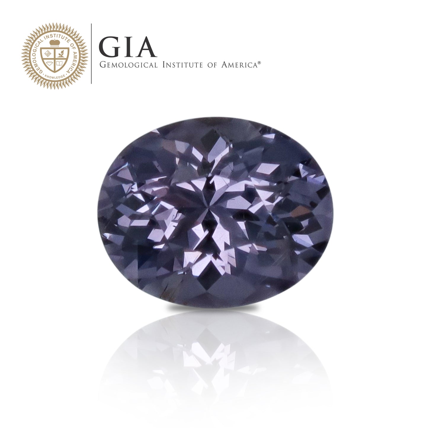 Natural Purple Spinel 3.06 Carats with GIA Report