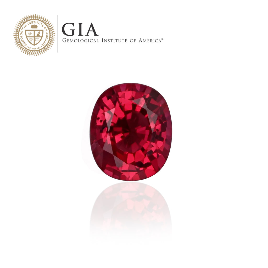 Natural Red Spinel 2.09 Carats with GIA Report – Heritage Gems+Jewels