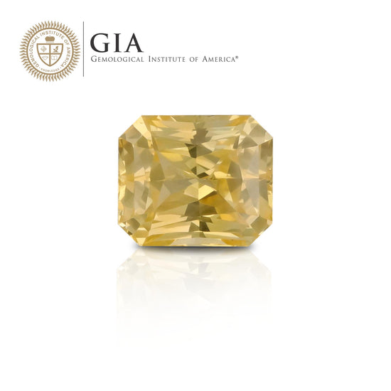 Natural Yellow Sapphire 5.68 Carats With GIA Report