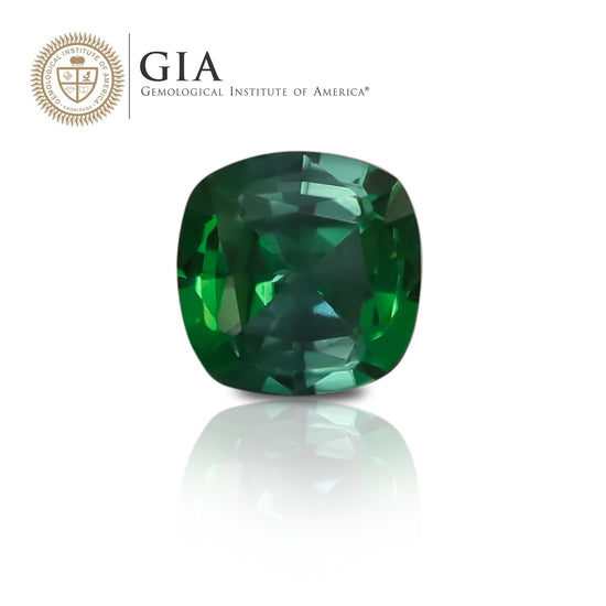 Natural Green Zoisite 0.89 Carats With GIA Report