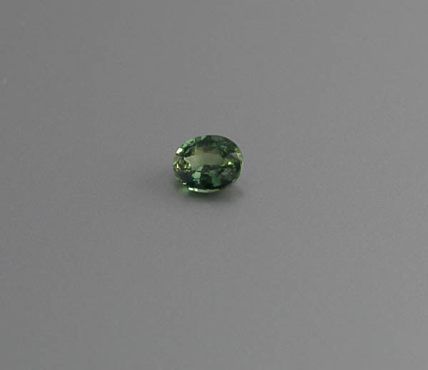 Natural Unheated Green Blue Sapphire 1.26 Carats With GIA Report