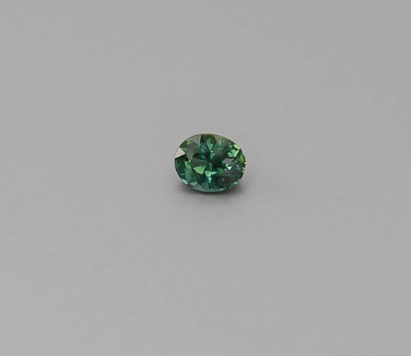 Natural Unheated Green Blue Sapphire 1.54 Carats With GIA Report