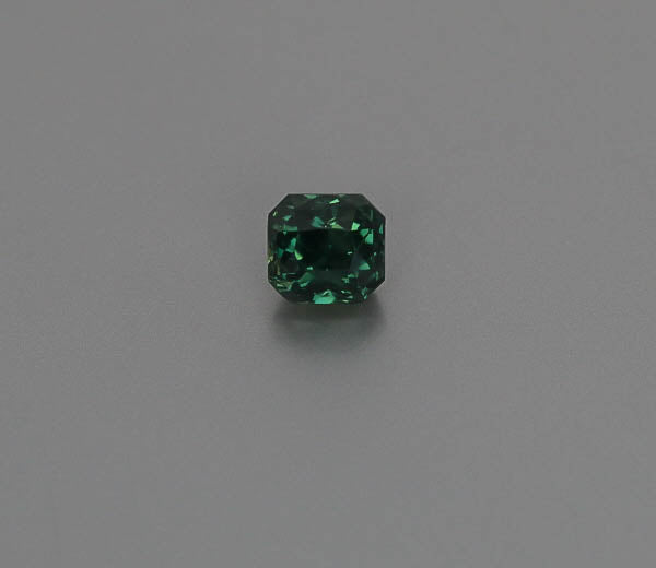 Natural Unheated Green Blue Sapphire 3.56 Carats With GIA Report