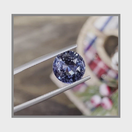 Load and play video in Gallery viewer, Natural Blue Spinel 6.86 Carats

