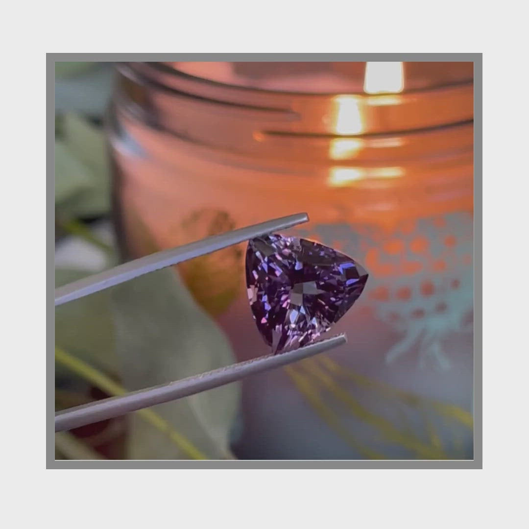 Load and play video in Gallery viewer, Natural Purple Scapolite 8.17 Carats
