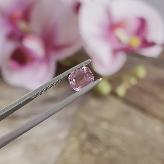 Load and play video in Gallery viewer, Natural Purplish Pink Spinel 1.32 Carats
