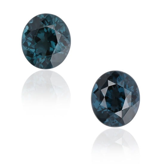 Natural Blue Spinel Pair 5.43 Total Carats