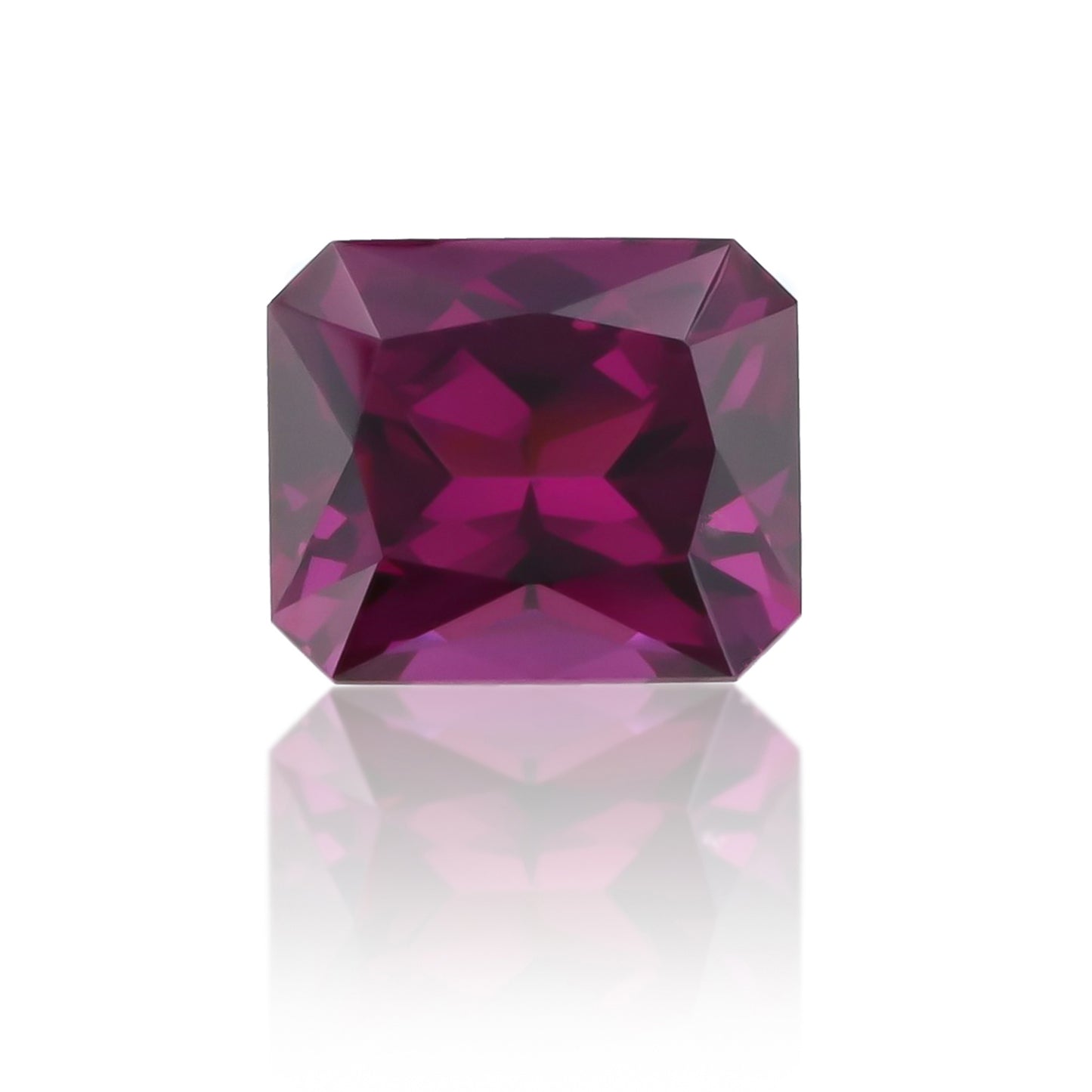 Natural Purple Garnet Emerald Shape 5.04 Carats