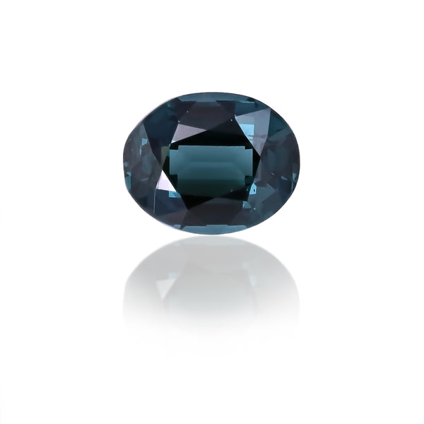 Natural Unheated Green Blue Spinel 3.12 Carats
