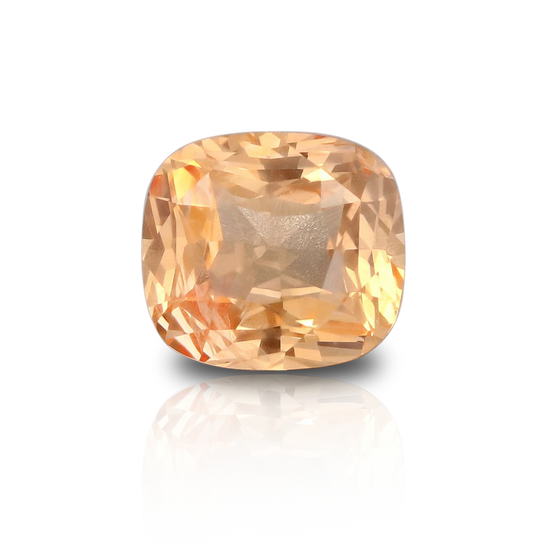 Natural Unheated Orange Sapphire 4.14 Carats With GIA Report