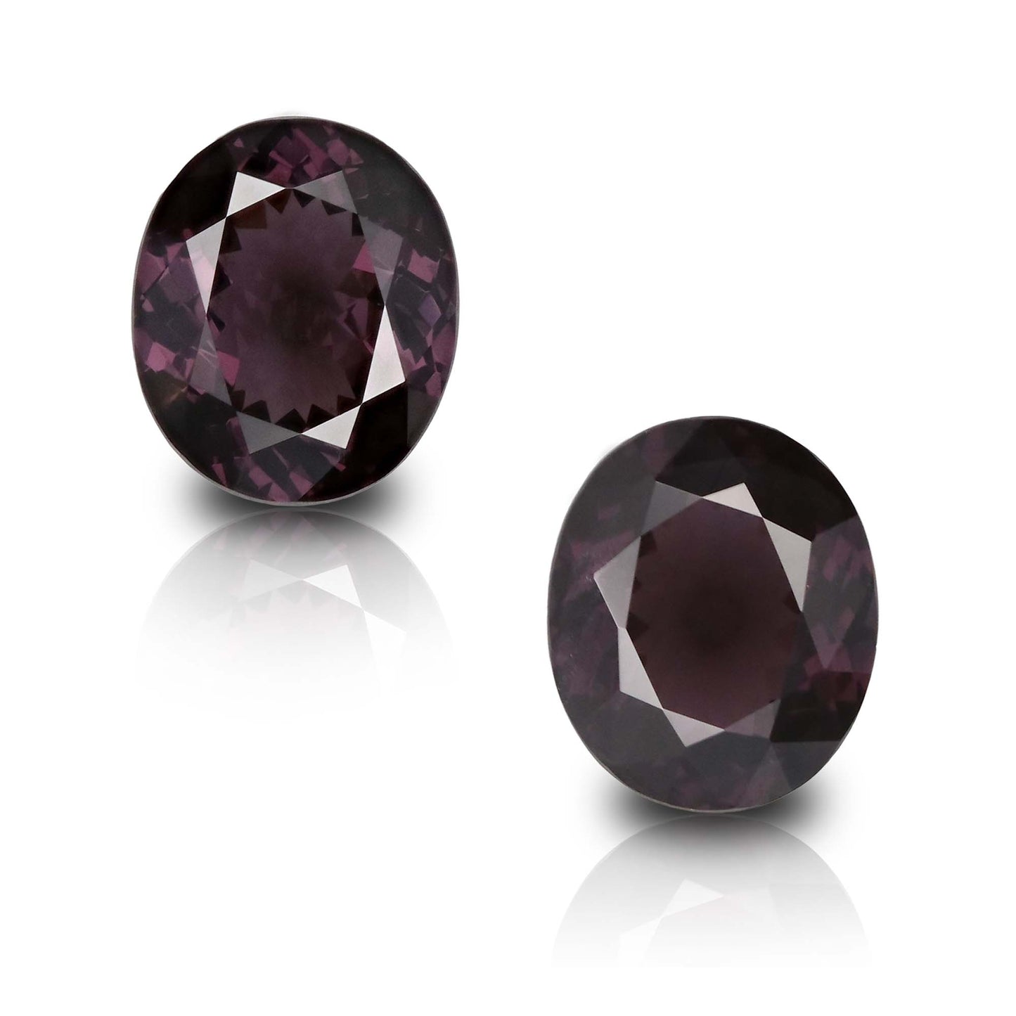Natural Purple Spinel Pair 10.63 Total Carats