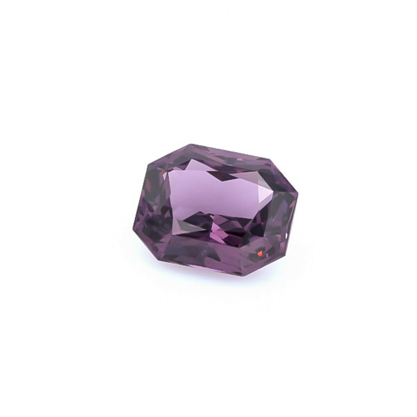 Natural Unheated Purple Spinel Octagonal Shape 8.78 Carats With GIA Report
