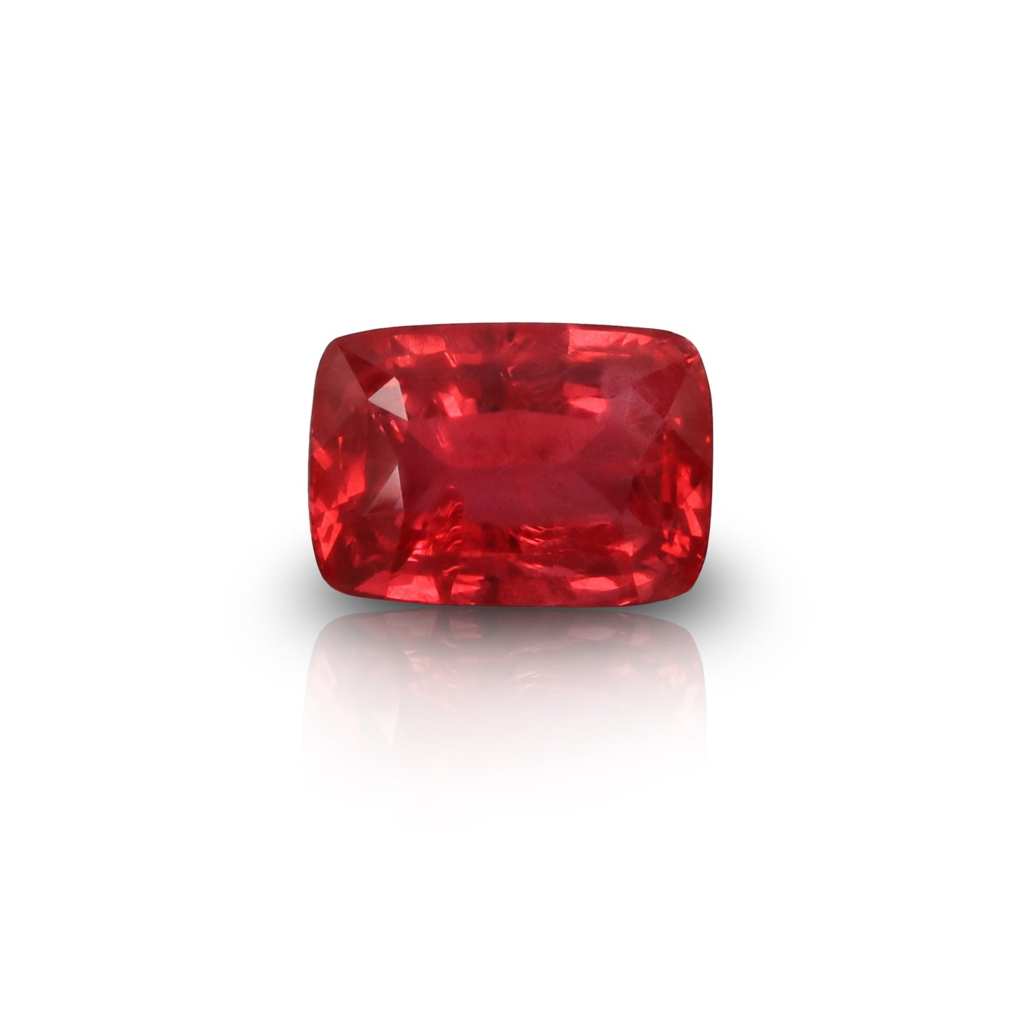 Natural Orange Red Tanzanian Spinel 7.31 Carats With GIA Report