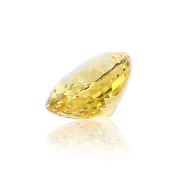 Natural Unheated Yellow Sapphire 6.08 carats With GIA Report