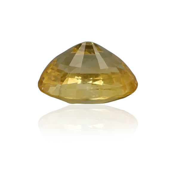 Natural Unheated Yellow Sapphire 11.67 Carats With GIA Report