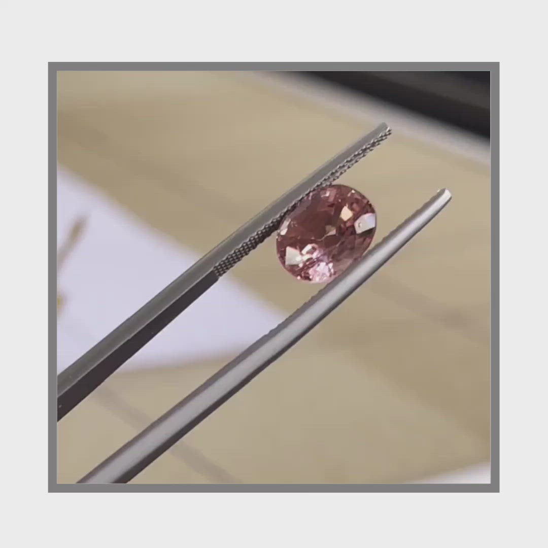 Load and play video in Gallery viewer, Natural Orange Spinel 3.09 Carats
