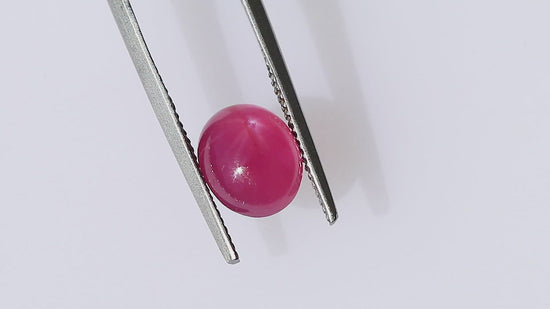 Load and play video in Gallery viewer, Natural Red Star Spinel 2.23 Carats With GIA Report
