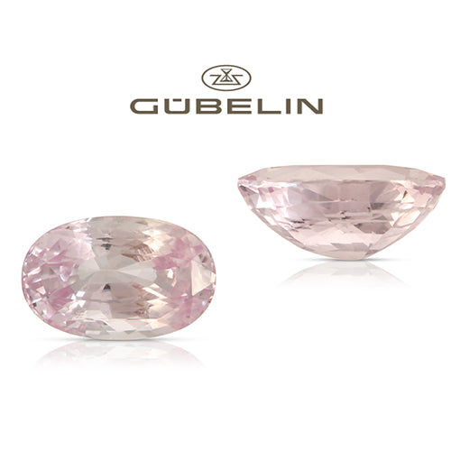 Natural Unheated Ceylon Pink Sapphire Oval Shape 5.58ct With GUBELIN Report
