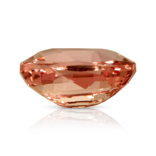 Natural Heated Padparadscha Sapphire Pinkish Orange Oval Shape 2.71ct With GRS Report