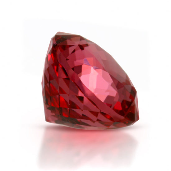 Natural Mahenge Red Spinel Neon Red Color Round Shape 1.33 Carats