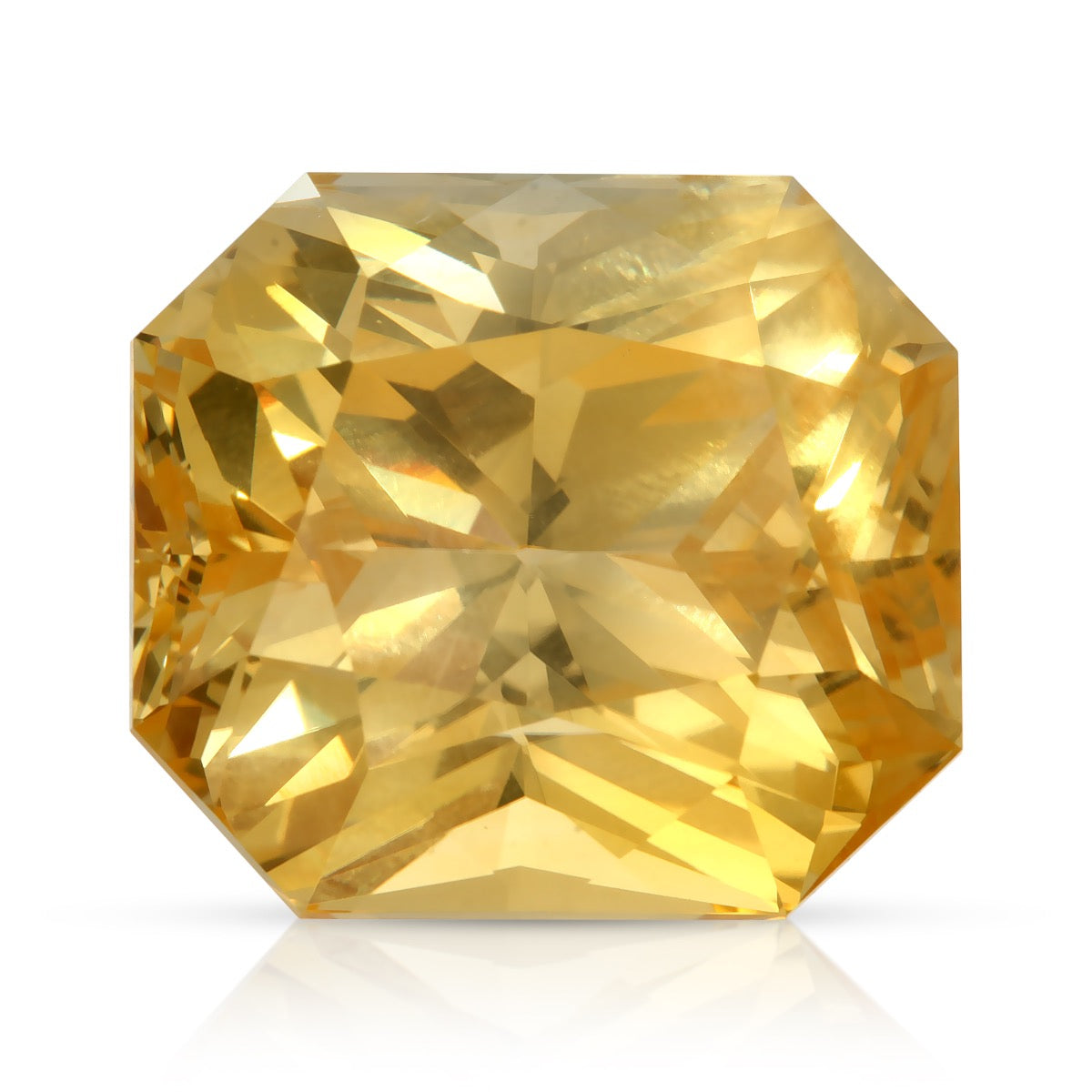 Load image into Gallery viewer, Natural Unheated Yellow Sapphire Octagonal Shape 25.40ct With GIA Report
