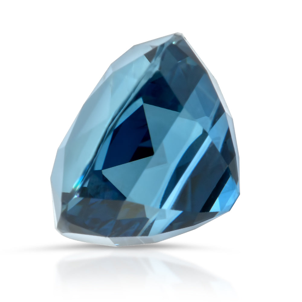 Natural Unheated Blue Sapphire Cushion Shape 4.31 Carats With GIA Report