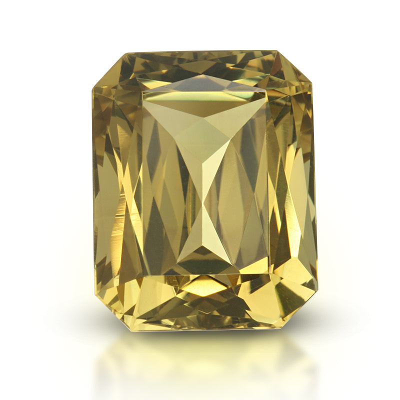 Load image into Gallery viewer, Natural Unheated Chrysoberyl Emerald Cut 30.92 Carats With GIA Report
