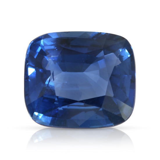 Natural Unheated Ceylon Blue Sapphire Cushion Shape 6.04ct With GIA Report