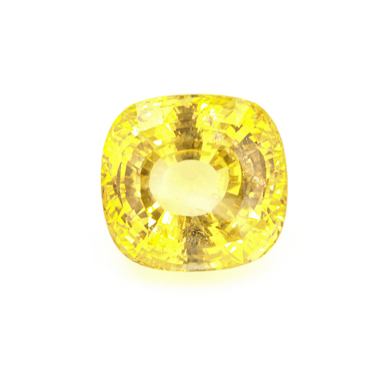 Natural Unheated Ceylon Yellow Sapphire Cushion Shape 59.81ct With GIA Report