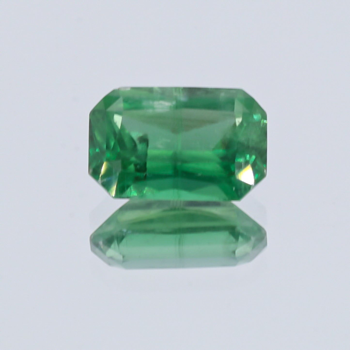 Natural Unheated Rare Green Kyanite Emerald Shape 10.98 Carats With GRS Report