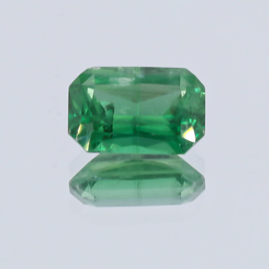 Natural Unheated Rare Green Kyanite Emerald Shape 10.98 Carats With GRS Report