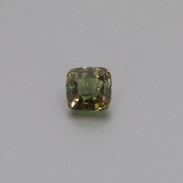 Natural Alexandrite Yellow Greenish Changing to Brownish Purple Cushion Shape 3.05ct With GIA Report