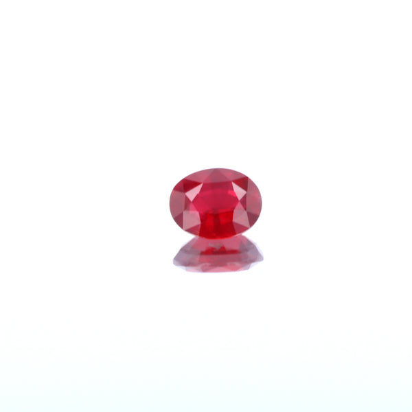 Natural Heated Ruby Oval Shape 4.57 Carats with GRS Report