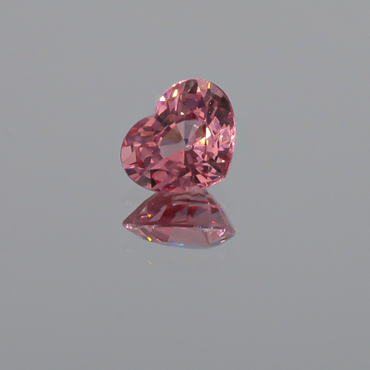 Natural Heart Peach Garnet 5.27 Carats