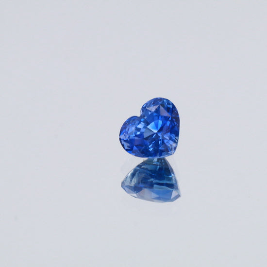 Natural Unheated Blue Sapphire Heart Shape 4.34 Carats With GIA Report