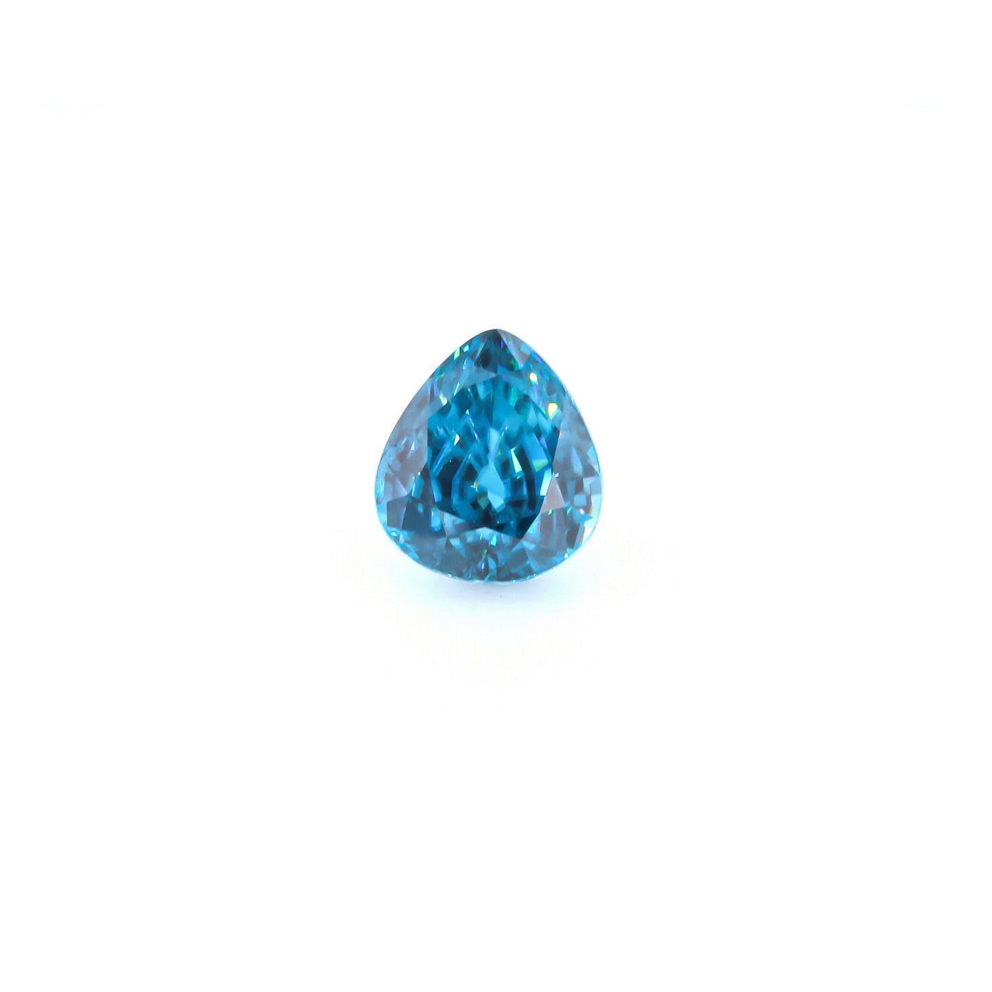 Natural Blue Zircon Pear Shape 13.49 Carats