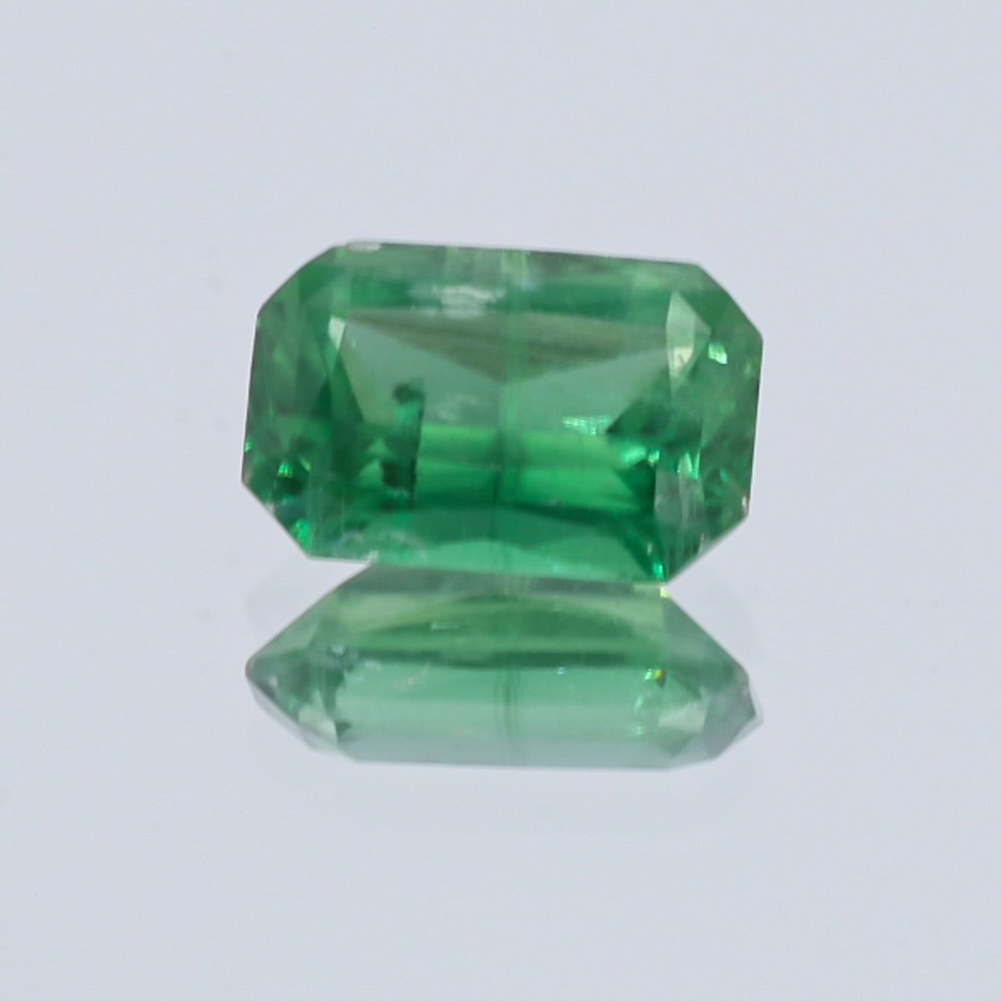Natural Unheated Rare Green Kyanite Emerald Shape 10.98 Carats With GRS Report