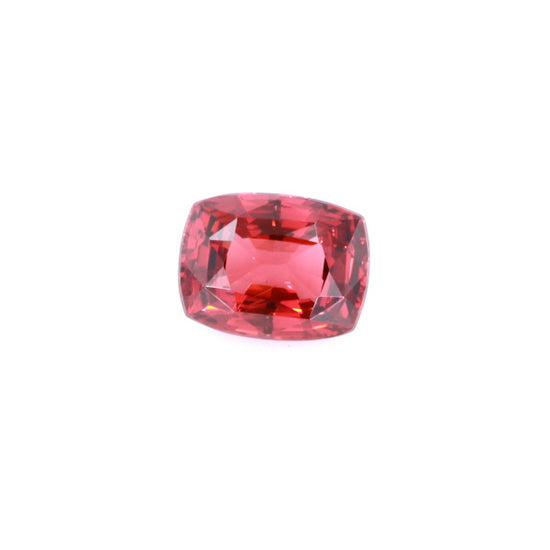 Natural Unheated Orange Spinel Orange Red Color Cushion Shape 8.39ct With GIA Report