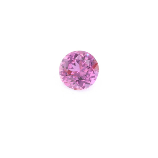 Natural Heated Pink Sapphire Purplish Pink Color Round Shape 1.74 Carats With GIA Report
