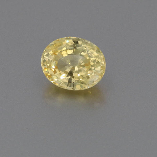 Natural Unheated Yellow Sapphire 11.67 Carats With GIA Report
